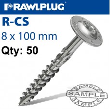 TIMBER CS SCREW 8.0 X 100MM X50-BOX TORX T40